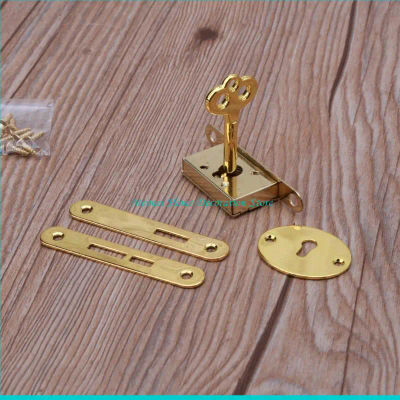 Cerraduras cajón metal antiguo, cerraduras decorativas para muebles con llave para cajones, armario, caja madera para joyería, gabinete