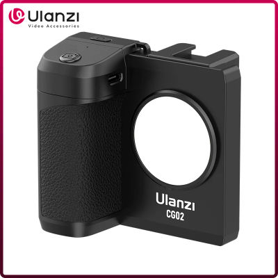 Ulanzi-empuñadura inalámbrica para selfi CG02, con Bluetooth, luz de relleno de 5500k, estabilizador de cámara y fotos para teléfono inteligente