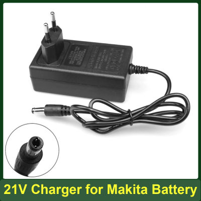 Cargador de batería de litio de 21V, 2A, 1,8a, para taladro eléctrico Makita de 18V, máquina pulidora, cortacésped, adaptador de batería inteligente EU/US