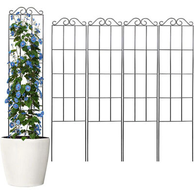 Enrejados de Metal para plantas, enrejados de alambre de hierro negro para amantes de los entusiastas del jardín