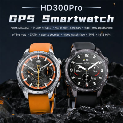 Reloj Inteligente HD300 Pro GPS 2026 para Deportes al Aire Libre, Mapa Fuera de Línea, Llamadas Bluetooth 5.4, Resistente al Agua, Salud, Viajes, Buceo