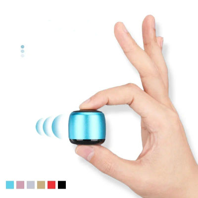 Mini Altavoz Bluetooth Portátil Inteligente, Un Altavoz para Dos Dispositivos, Pequeño Subwoofer Inalámbrico de Metal con Sonido Potente
