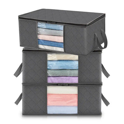 Bolsa de Almacenamiento Plegable de Gran Capacidad para Ropa, Mantas, Armario de Dormitorio