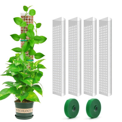 Soporte de Plástico para Plantas Trepadoras de Interior, Tutor para Plantas, Varilla de Musgo para el Crecimiento de las Plantas, Accesorios de Soporte para Jardín
