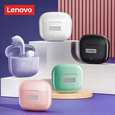 Auriculares originales Lenovo LP40Pro TWS Bluetooth 5,1 de conexión rápida, auriculares de diseño ergonómico, auriculares con velocidad de transmisión potente