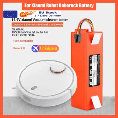 Reemplazo de batería de aspiradora para Xiaomi Roborock S50 S51 S55 T60 E352-00 S502-00 C10 E20 E35 14,4 V 5.2AH SC baterías