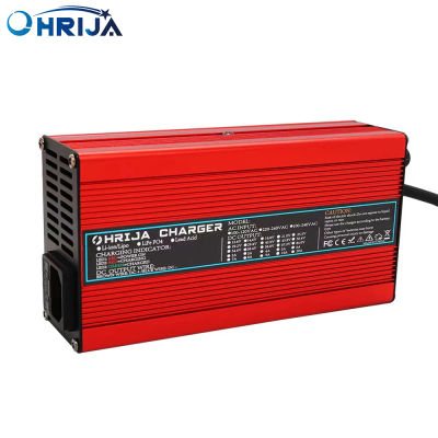 OHRIJA-cargador inteligente de 84V y 5A, carcasa de aluminio adecuada para batería de iones de litio de 20S y 74V para exteriores, equilibrio de coche seguro y estable