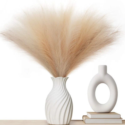 50 Uds. De hierba Artificial de Pampas, decoración de flores, caña de planta falsa para mesa Floral DIY, arreglo de flores, decoración navideña para el hogar y la boda