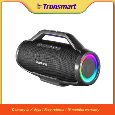 Altavoz Bluetooth Tronsmart Bang Max, Altavoz Inalámbrico Potente con 130W, Entrada para Guitarra/Micrófono, Sincronización con más de 100 Altavoces, Control por Aplicación