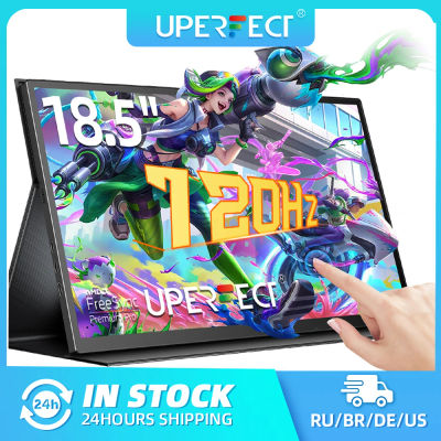Monitor portátil con pantalla táctil UPERFECT de 18,5", 120 Hz, extensor de pantalla para juegos FreeSync, USB C, HDMI para PC, portátil, teléfono móvil Huawei