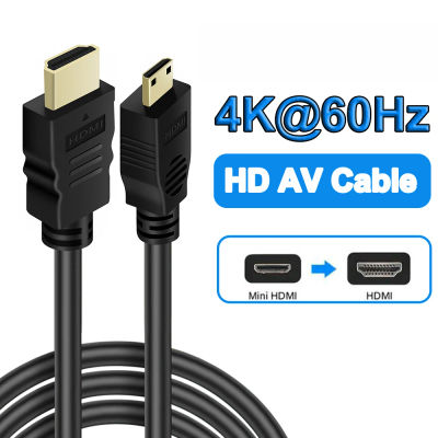 Mini Cable HDMI 4K 60Hz HDMI a Mini HDMI 2,0 Cable para cámara tabletas Monitor de ordenador portátil HDTV Mini HDMI macho a HDMI macho