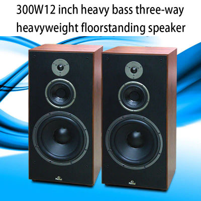 Nuevo Altavoz de Estantería HiFi de 300W y 12 Pulgadas, con Tweeter de Rango Medio y Bajo, Sistema de Cine en Casa Pasivo, Amplificador de Audio de Alta Fidelidad