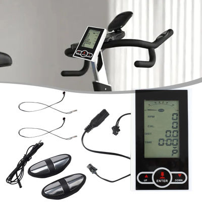 Monitor para bicicleta estática, velocímetro, bicicleta estacionaria, entrenador elíptico, pantalla para bicicleta de Fitness, velocímetro, accesorios
