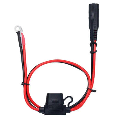 Cable cargador de 12V para Terminal de batería de motocicleta a conector de Cable de extensión rápida SAE para cargador/mantenedor de batería