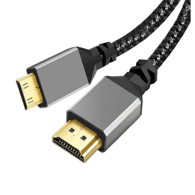 Cable de nailon V2.0 4K HD, 30cm, 4K @ 60HZ, HDMI a HDMI, MINIHDMI, MINI MICROHDMI, extensión para caja de TV, Monitor de ordenador
