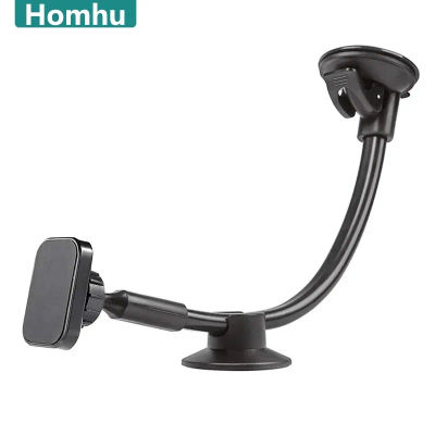 Soporte magnético Universal para teléfono, brazo largo para coche, parabrisas, tablero, imán, soporte para coche, base de montaje para teléfono móvil, soporte para IPhone