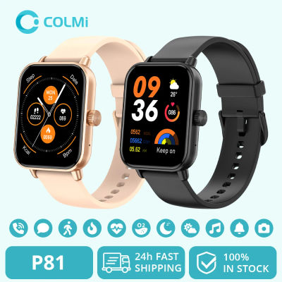 Reloj inteligente COLMI P81 con llamadas de voz, pantalla Ultra de 1,9 pulgadas, Monitor de salud 24H, más de 100 modos deportivos, más de 100 caras de reloj inteligente