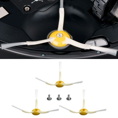 Kit de cepillos laterales de 3 uds para Roomba 500, 600 y 700 Series 600 610 620 760 770 780 juego de repuesto para aspiradora