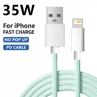Cable USB trenzado, Cable multicolor para iPhone 14, 13, 12, 11 Pro Max Xs X XR 8, 7, 6, 6s Plus SE 2, Cable cargador de datos para Apple iPad