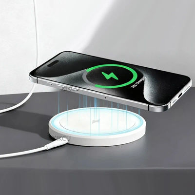 Alfombrilla de carga inalámbrica Estación de carga rápida inalámbrica Compatible con iPhone 17 16 15 14 13 12 Pro Max AirPods para Samsung Galaxy