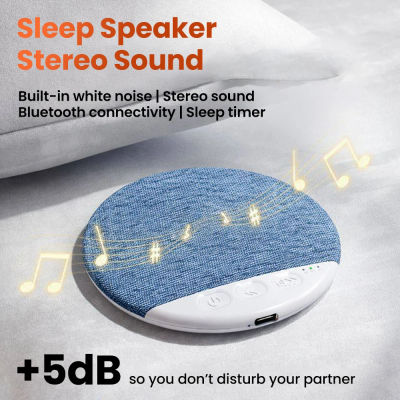 Almohada con Altavoz Bluetooth 5.3 de Alta Calidad de Sonido Dinámico, Almohada de Audio para Dormir con Sonido Blanco que Mejora el Sueño
