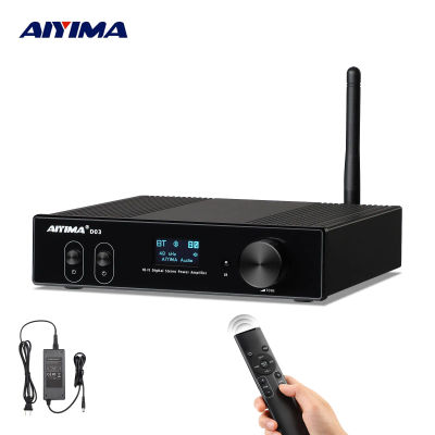 Amplificador Bluetooth AIYIMA D03 150Wx2, Amplificador de Subwoofer HiFi con DAC USB 2.1, Amplificador de Audio para el Hogar