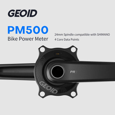Medidor de potencia GEOID PM500 110BCD manivela de 4 pernos husillo de 24mm ANT + Bluetooth medidor de potencia de bicicleta de carretera para Shimano