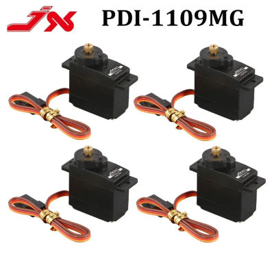 4 Uds JX Servo PDI-1109MG 9g 2,5 kg engranaje de Metal Mini Servo Digital para ala fija 1/18 RC coche barco Robot brazo helicóptero