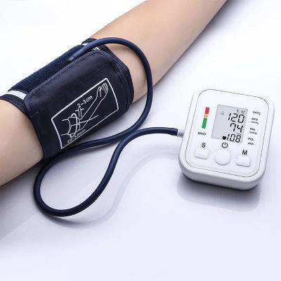 Monitor automático de presión arterial para la parte superior del brazo, esfigmomanómetro BP, medidor de presión, tonómetro para medir la presión arterial
