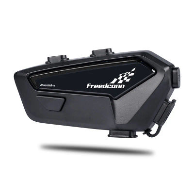 FreedConn FX PRO Sistema de Comunicación para Motocicletas con Intercomunicador Bluetooth para 2-6 Motociclistas, Alcance de 1000 Metros