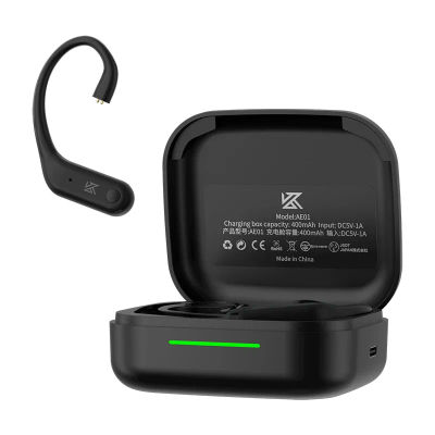 Cable de actualización inalámbrico KZ AE01, compatible con Bluetooth 5,4, gancho para la oreja inalámbrico HIFI con estuche de carga para ZSX ZAR PR2