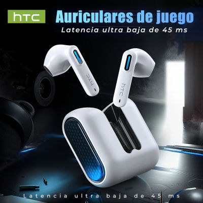 Auriculares Traductores de Idiomas 2026 HTC NE49 TWS, Auriculares para Juegos de Baja Latencia, Sonido Estéreo HiFi Bluetooth, Llamadas HD con Micrófono