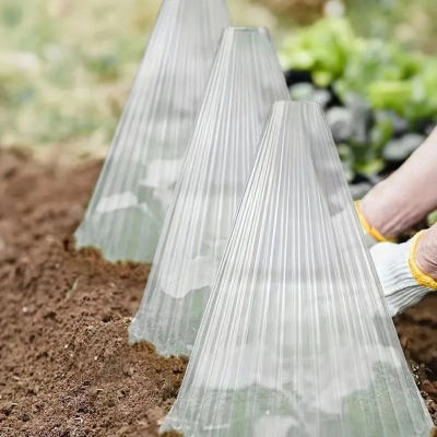Cubierta protectora de plántulas, caja de crecimiento, tienda de plantación, cubierta de reloj para proteger plantas de escarcha de pájaros y daños de caracoles, 10 Uds.