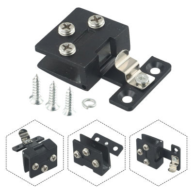 Bisagra de puerta de vidrio para armario, abrazadera de puerta de vitrina, sin perforaciones, accesorios de Hardware para muebles