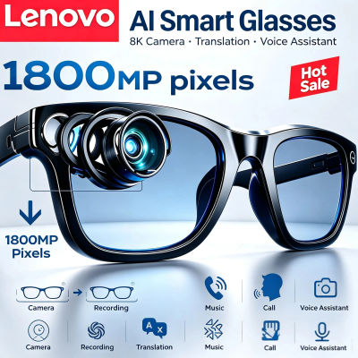 Gafas Inteligentes Lenovo con IA, Traducción, Música, Bluetooth, Conversación, Grabación, Nuevas Gafas de Sol Inteligentes 2026 para Hombre y Mujer