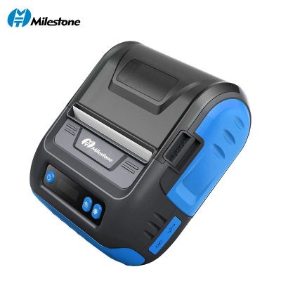 Milestone 80mm 3inch Wireless Bluetooth Thermal Receipt Printer Receipt Label Maker Portable Sticker Label Printer Portable