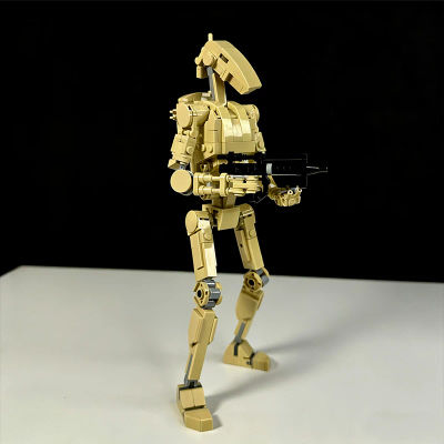MOC Festival Party - Robot de Batalla B1 de la Guerra Espacial, Bloques de Construcción, Modelo de Robot Alienígena, Ladrillos de Juguete para Niños