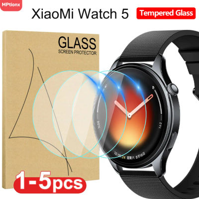 Vidrio templado para Xiaomi Watch 5 Smartwatch Protector de pantalla HD película protectora antiarañazos para Mi Watch 5 Accesorios