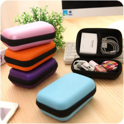 Bolsa de almacenamiento de auriculares, bolsa organizadora de cables de datos portátil, estuche de dispositivos digitales multifuncionales para cargador, cubierta protectora de disco U
