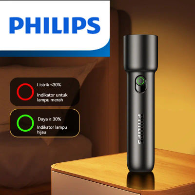 Philips 2024 nueva linterna portátil EDC linternas LED recargables para Defensa Personal autodefensa Camping senderismo