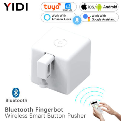 Tuya Bluetooth Smart Fingerbot Plus, Interruptor Inalámbrico, Control por Voz con la Aplicación Tuya Smart Life, Compatible con Alexa y Google Home