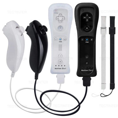 Mando a distancia inalámbrico para Nintendo Wii Nunchuck con Motion Plus, mando Bluetooth para consola Wii /Wii U, Joystick Joypad