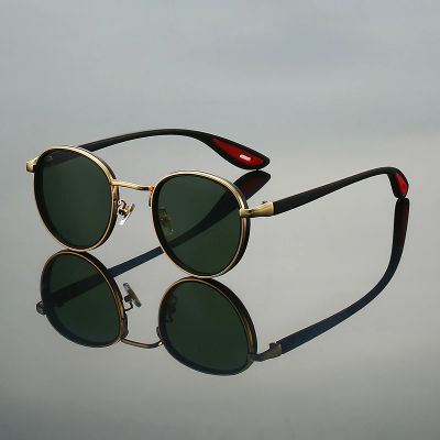 GM LUMIAS gafas de sol redondas Vintage para hombre 2025, nuevas gafas de sol Punk a la moda para mujer, diseño de marca de lujo, gafas de sol informales Anti-UV