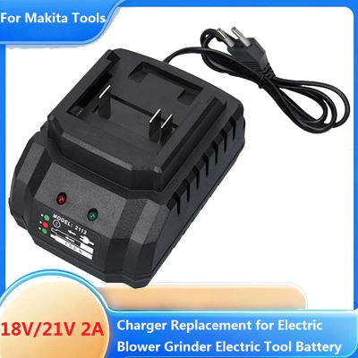 Cargador de 18V 21V 1.8A para Taladro Eléctrico Makita, Llave Inglesa, Amoladora Angular, Cargador de Batería para Herramientas Eléctricas, Repuesto
