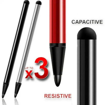 Bolígrafo Universal de pantalla de doble uso para Ipad, lápiz óptico para Lenovo, Android, tableta, teléfono, Samsung, bolígrafo de capacitancia, 1-3 uds.