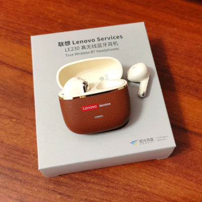 Auriculares originales Lenovo LE230 TWS Bluetooth 6,0, auriculares inalámbricos con reducción de ruido para llamadas ENC, sonido HiFi, auriculares de baja latencia