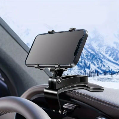 Soporte universal giratorio para teléfono móvil para coche - 360 ° Tablero ajustable y compatible con teléfonos inteligentes de 4-7 pulgadas como