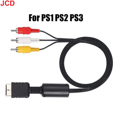 JCD 1 unidad para PS1 PS2 PS3 1,8 M AV Cable divisor RCA Audio Video cable extensible para Monitor TV adaptador convertidor de Cable RCA