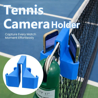 Soporte de Teléfono para Valla con Abrazadera Portátil, Soporte de Cámara para Tenis para Análisis de Partidos, Práctica en Cancha, Transmisión en Vivo, Estante de Almacenamiento para Teléfonos