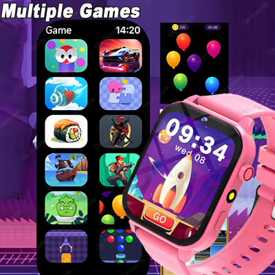 Más de 100 juegos SmartWatch chico pantalla HD iluminación música reloj inteligente niño niña regalo niños Smartwatch para IOS Android 2025 nuevo